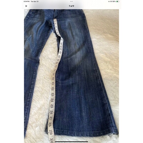 AG Adriano Goldschmied Women's 31R The Club Flare Wide Leg Mid Rise Jeans - Picture 7 of 9